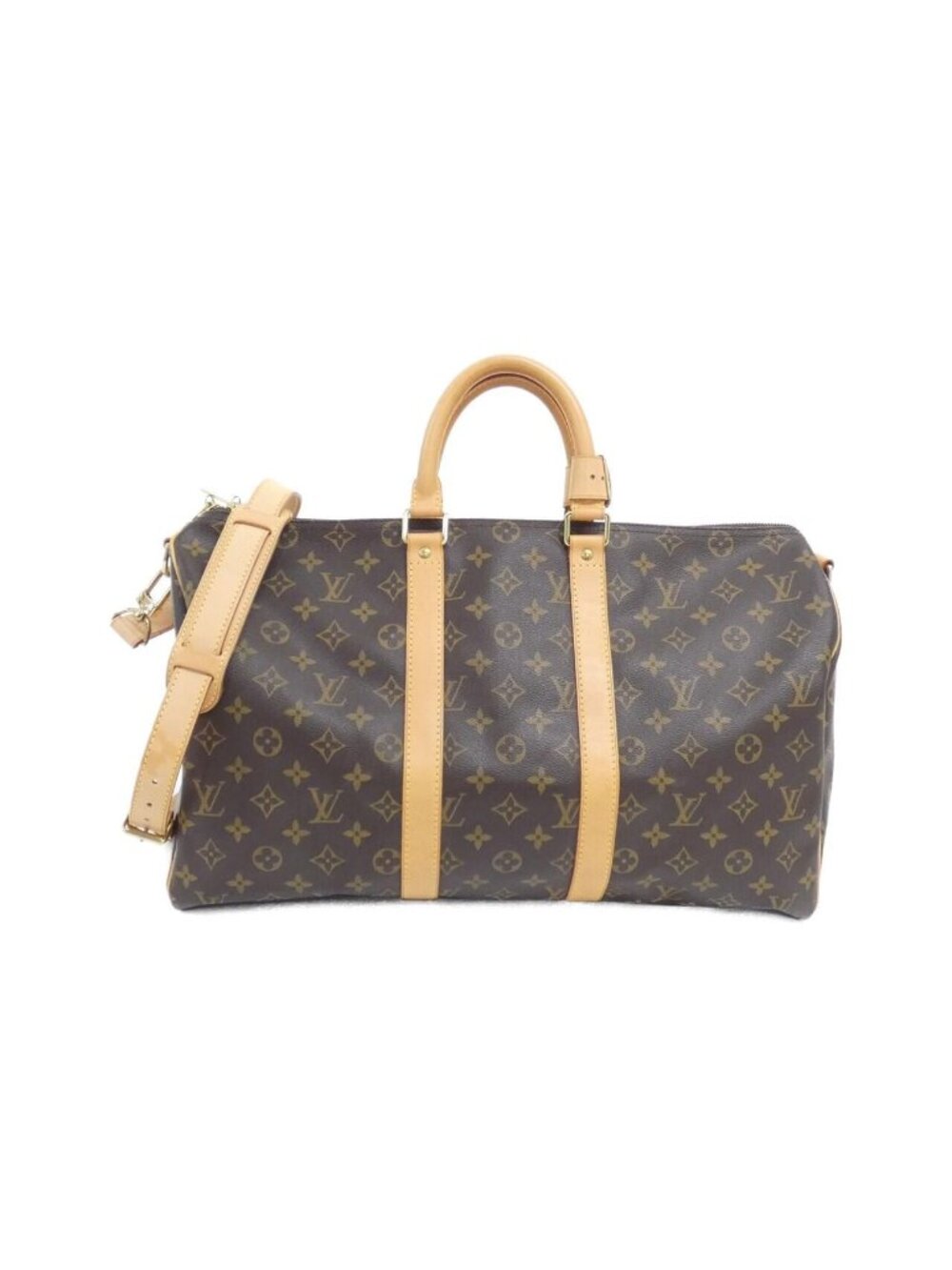 Louis Vuitton Monogram Keepall Bandouliere 45 Boston Bag